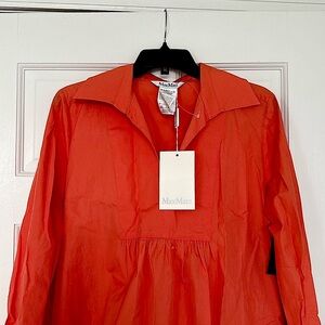 Max Mara Coral Maxi Shirt Dress